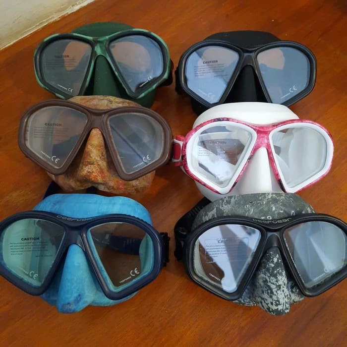 Jual Vcd Kacamata Freedive Spearfishing Mask Spearo Low Volume Deepgear ...
