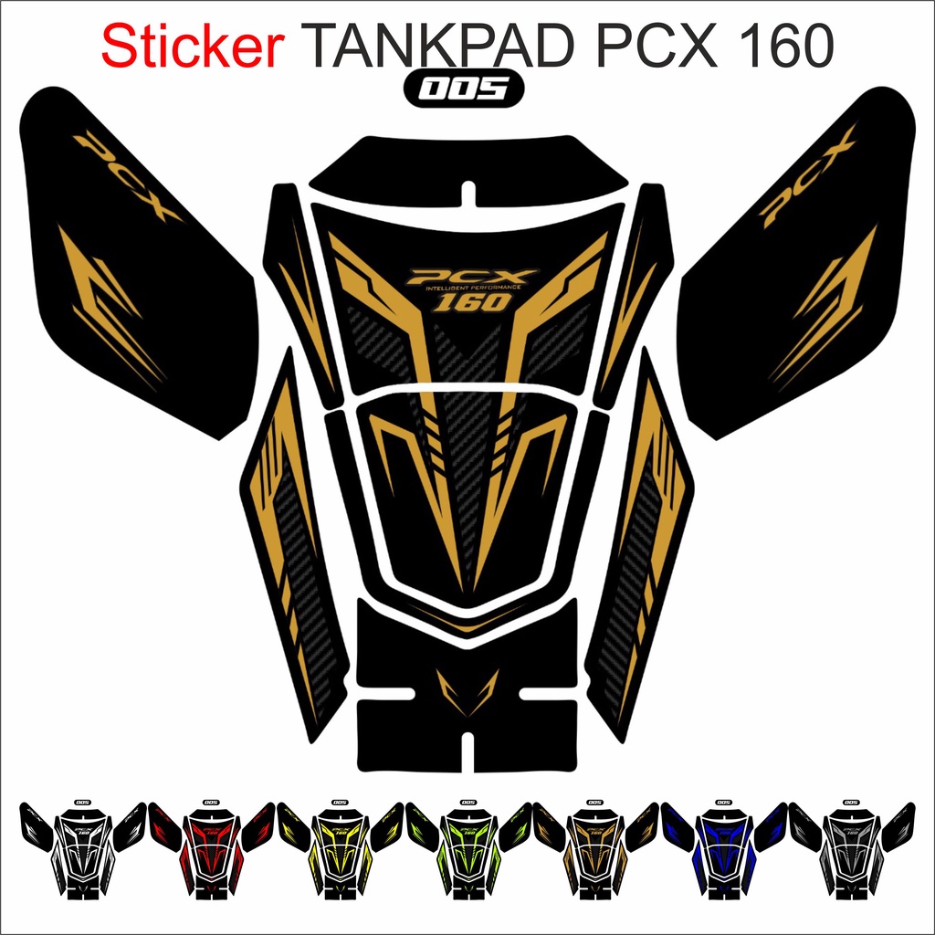 Jual Sticker Stiker Pcx Tankpad Deckpad Variasi No Timbul