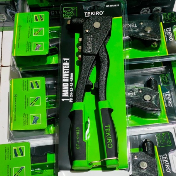 Jual Promo Tang Paku Rivet Tekiro Tang Rivet Tangan Hand Riveter Tekiro Hitam Gt Hr