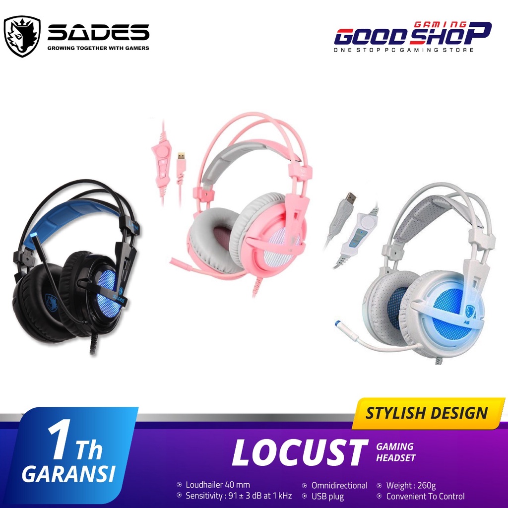 Headset sades online locust