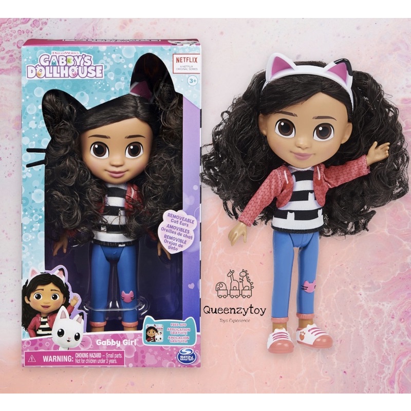  Gabby's Dollhouse, 8-inch Gabby Girl Doll, Kids Toys