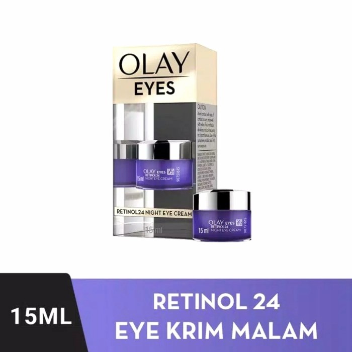 Jual OLAY RETINOL 24 EYE CREAM KRIM MATA 15ML Shopee Indonesia