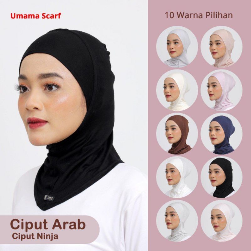 Jual Ciput Arab Ninja by Umama | Dalaman Hijab | Shopee Indonesia