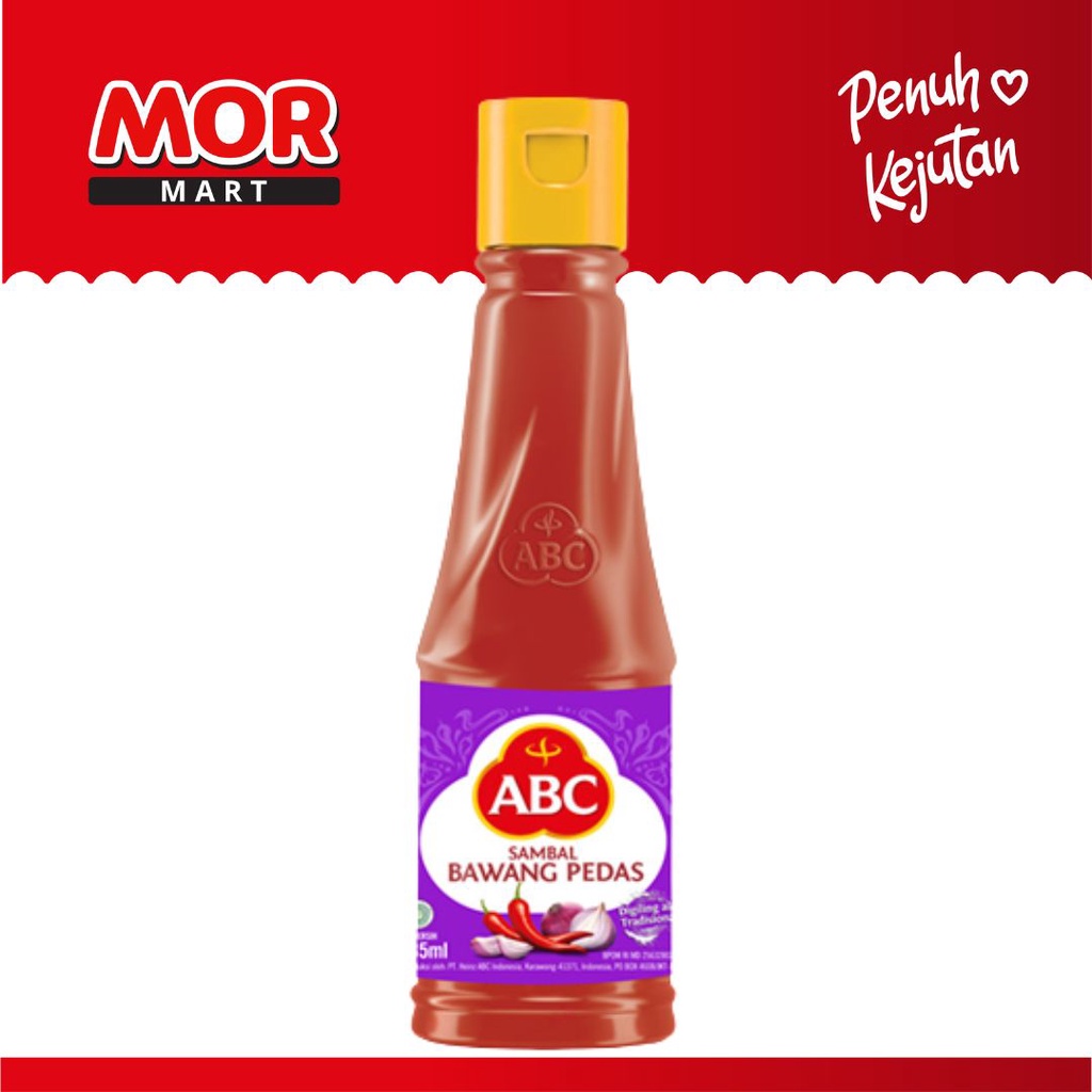 Jual ABC Sambal Bawang Pedas Spicy Chili Sauce Btl 275 Ml | Shopee ...