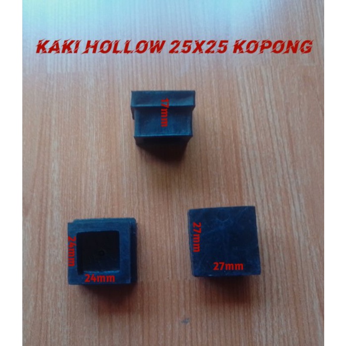 Jual Karet Kaki Hollow 25x25 Sepatu Besi Holo Alas Kaki Rak Besi ...