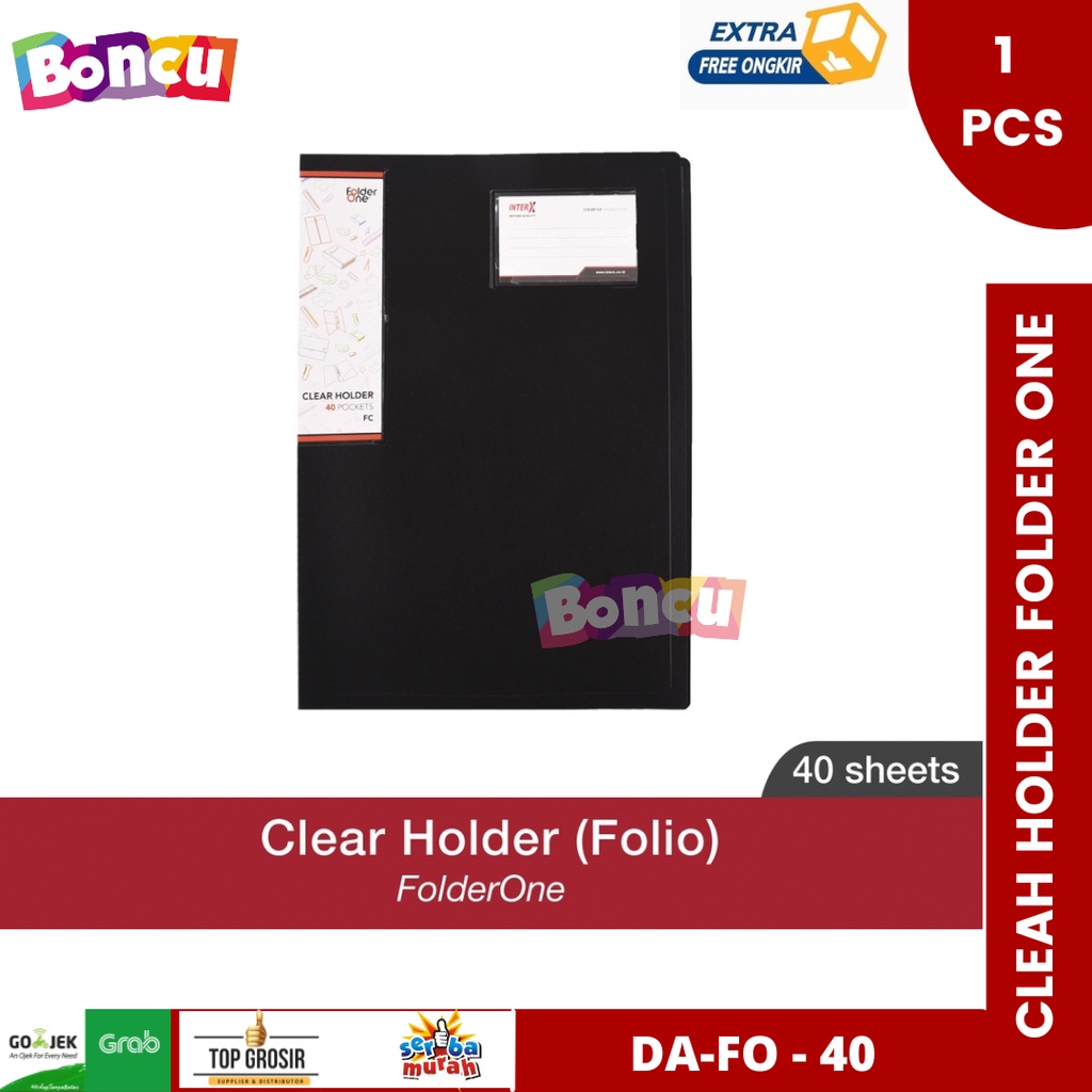 Jual Montana Folder One Clear Holder 40 pocket (Display Album) alat ...