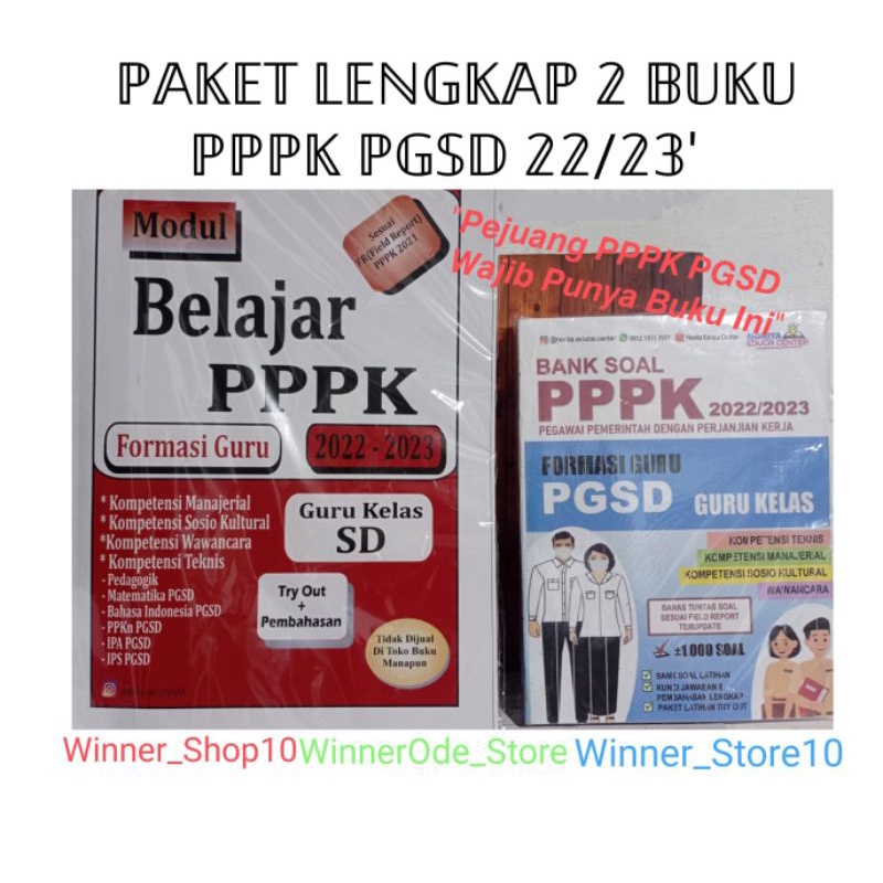 Jual Buku DRILL SOAL PPPK Guru Kelas PGSD 2022-2023|Original Bimbel ...