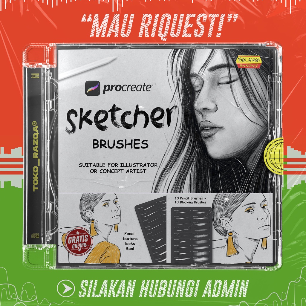 Jual Sketcher Brushes - Procreate Brush | Shopee Indonesia
