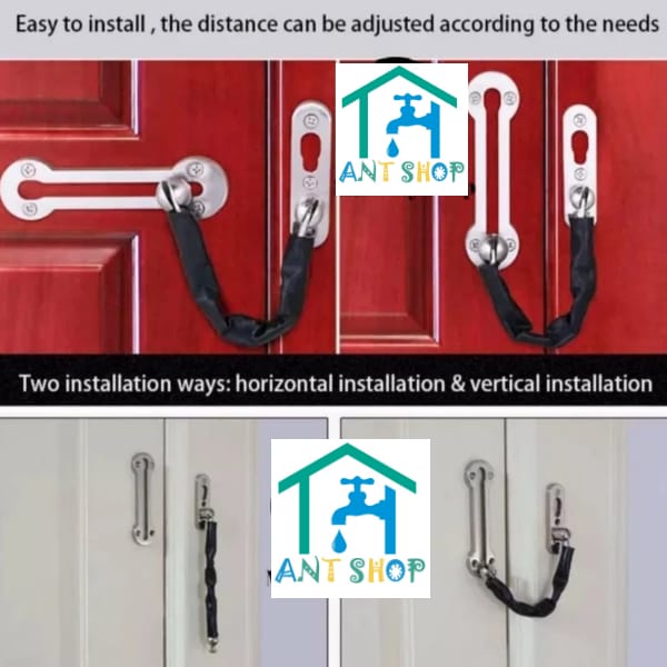 Jual Grendel Rantai Pintu Kunci 45B Pengaman Pintu Safety Lock 45S ...