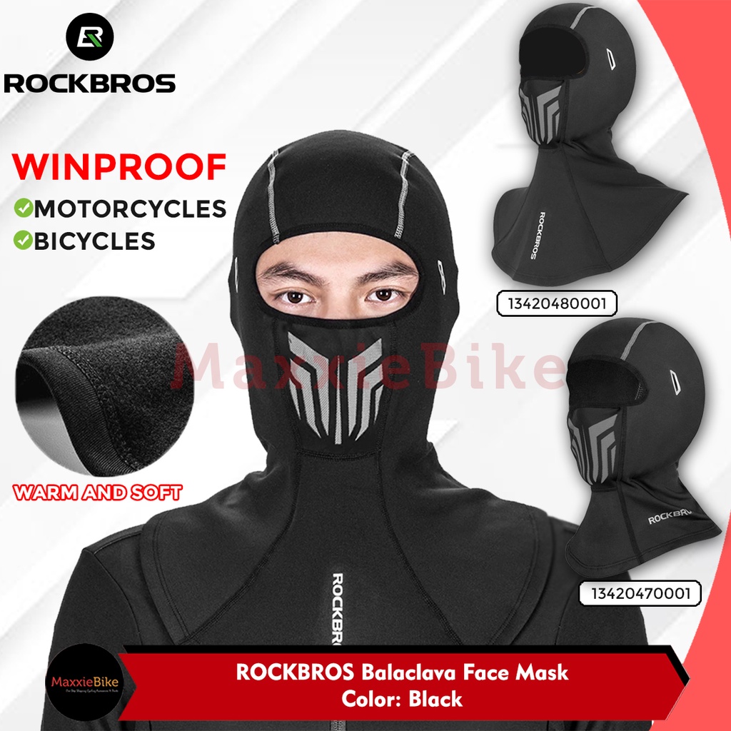 Jual Rockbros Ypp047 Masker Long Wajah Balaclava Slayer Motor Sepeda