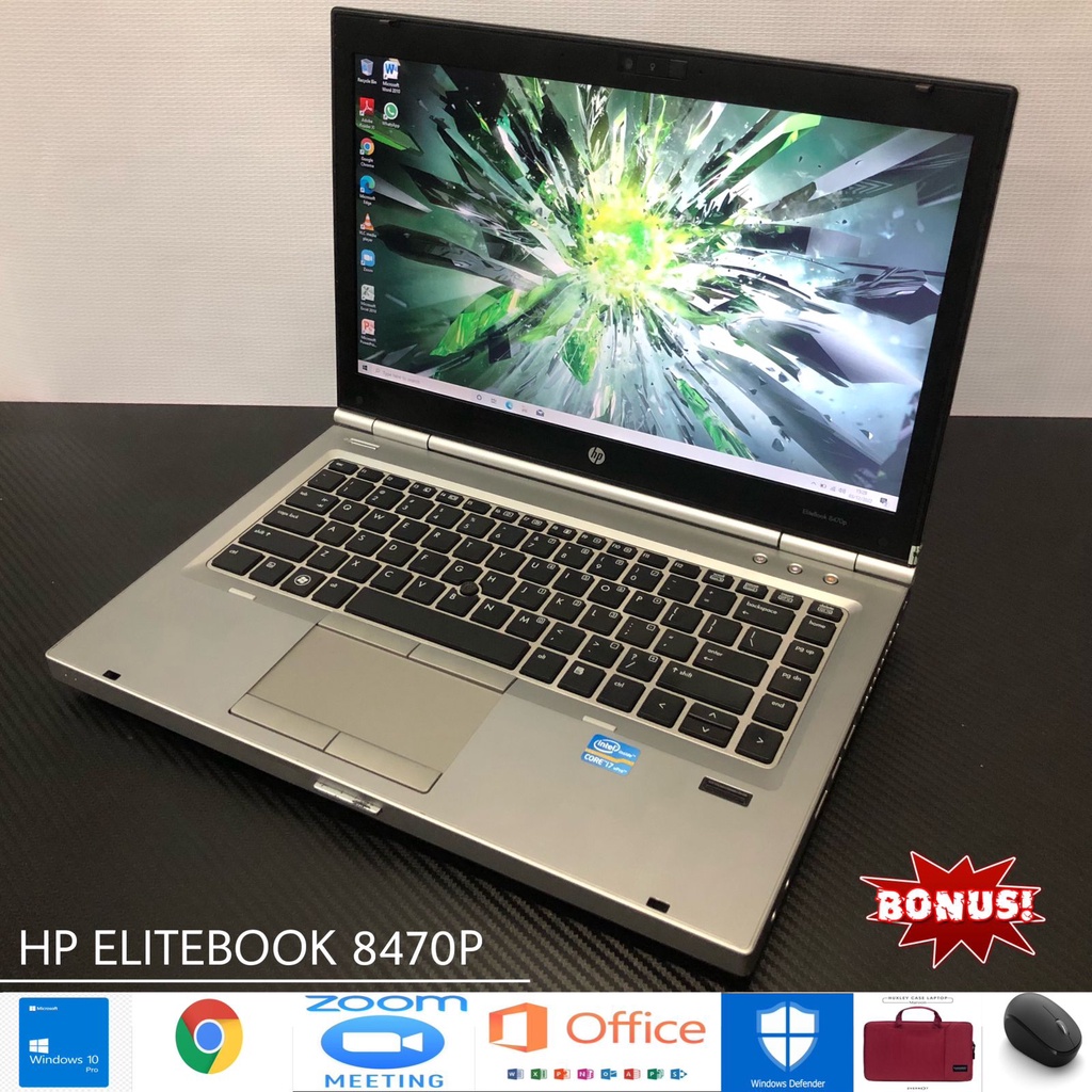 Jual Laptop Hp EliteBook 8470p Core i7 VGA AMD Radeon HD 7570M Ram 4GB ...