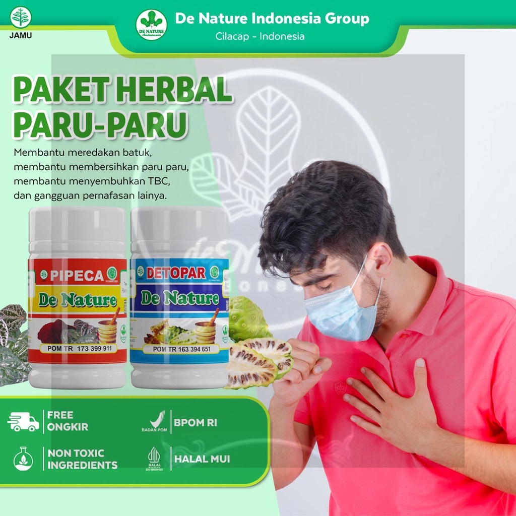 Jual Kapsul Detopar And Pipeca Herbal Obat Penyakit Paru Paru Paru