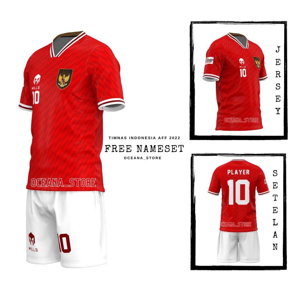 Jual JERSEY TIMNAS INDONESIA AFF 20222023 (HOME) Shopee Indonesia