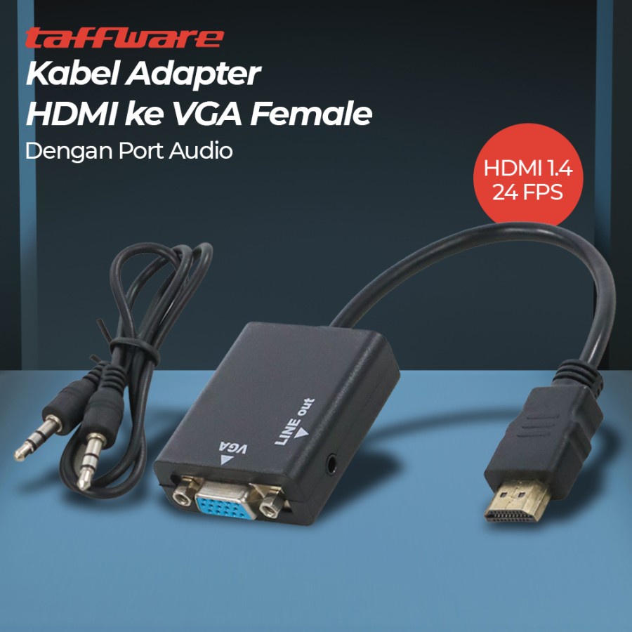 Jual KABEL CONVERTER HDMI TO VGA FEMALE ADAPTER Shopee Indonesia