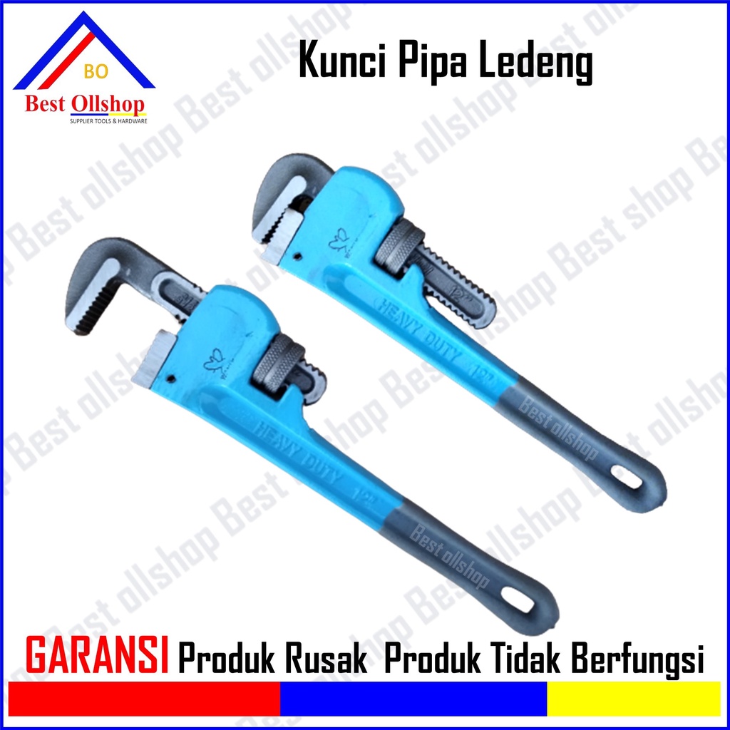 Jual Kunci Pipa Inch Inch Adjustable Pipe Wrench Kunci Pipa Ledeng Heavyduty