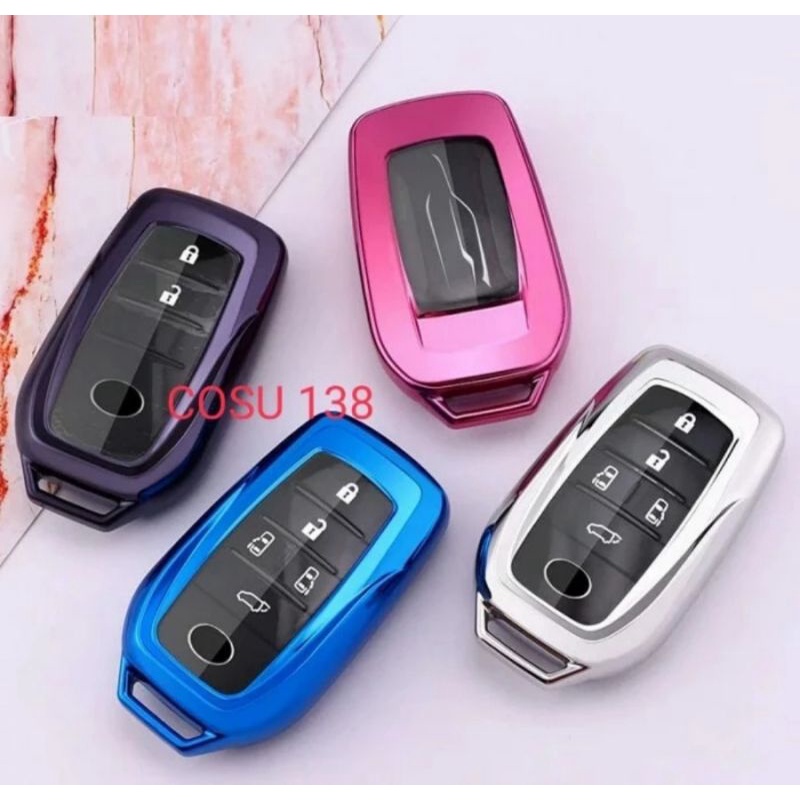 Jual sarung silicon TPU case kunci remote toyota innova zenix 2023 ...