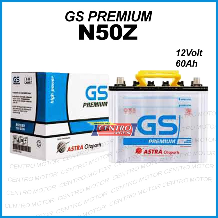 Jual GS PREMIUM N50Z. AKI MOBIL KIJANG GRAND/NEW DYNA/HINO DUTRO/ISUZU