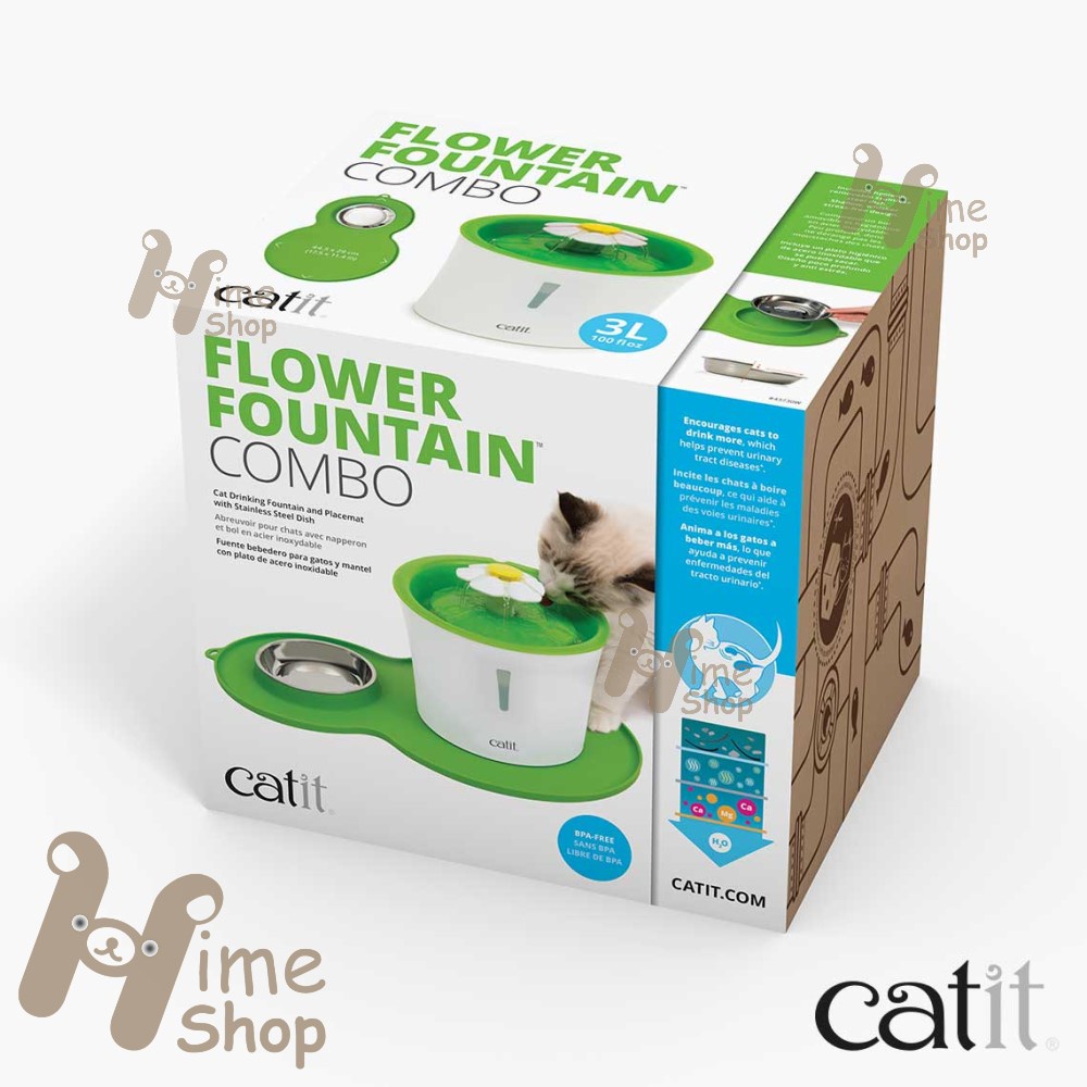 Jual Catit 43730W Flower Drinking Fountain and Placement Kit 3L ...