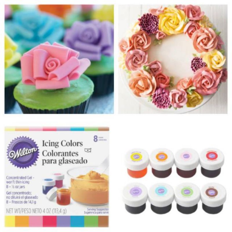 Jual pcs pewarna makanan merk wilton 14 g food colors butter