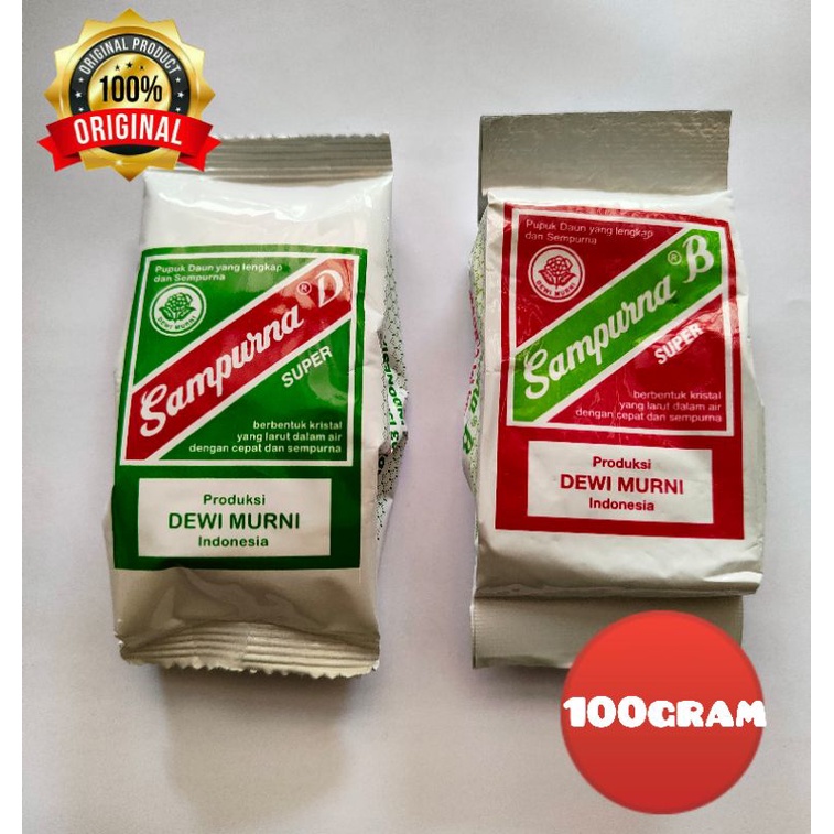 Jual Pupuk Hidroponik Sampoerna Daun Dan Bunga Kemasan 100gram | Shopee ...