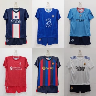 Setelan jersey anak klub eropa PRINTING / SETELAN KIDS BOLA