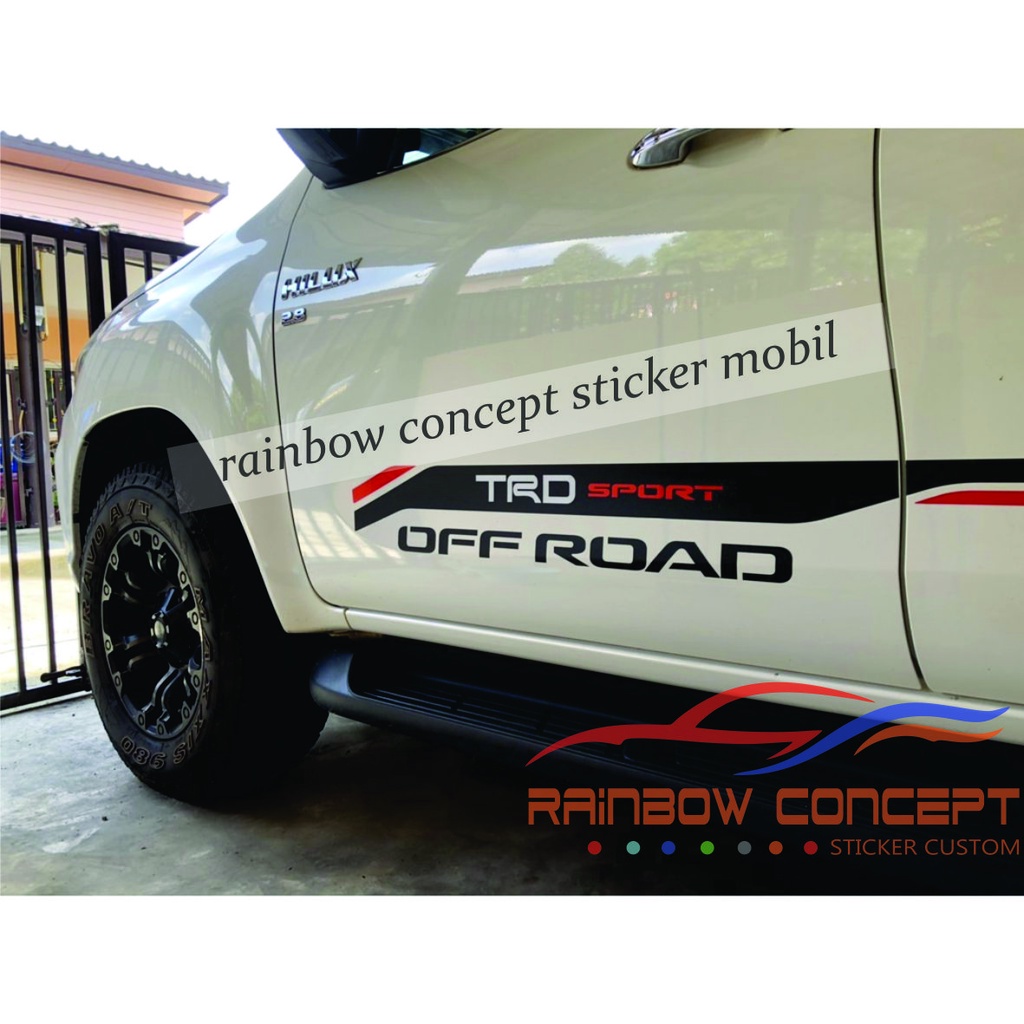 Jual Best Sticker Cutting Mobil Toyota Hilux Revo Fortuner Innova ...
