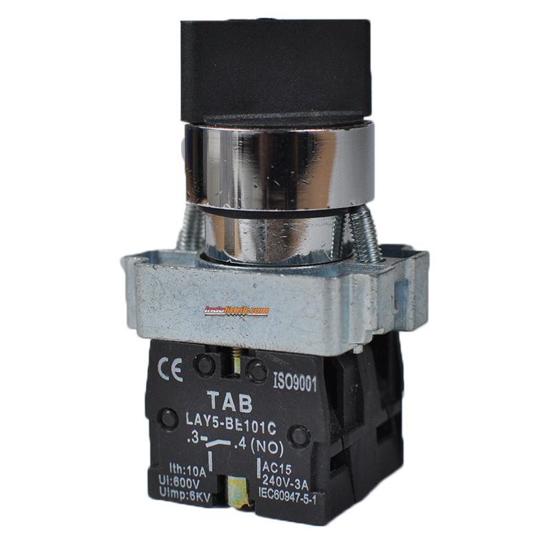 Jual TAB Selector Switch 2posisi Stay-Put 22mm LAY5-BD25 | Shopee Indonesia