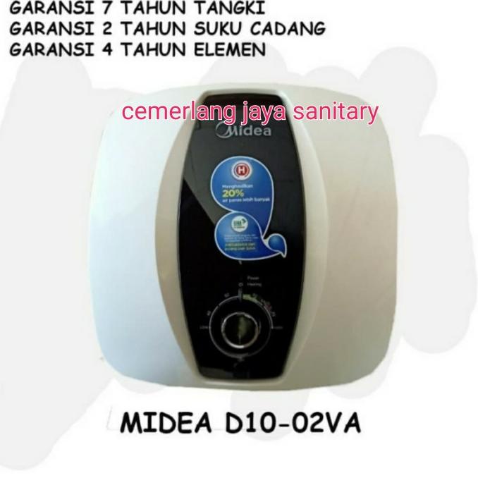 Jual [ COD ] Water Heater Listrik Midea 10 Liter D10-02VA/Pemanas Air ...