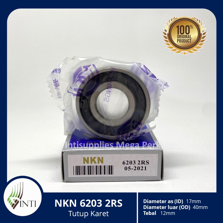 Jual Bearing 6203 2RS NKN (Min. 10 pcs) - Original Asli Laher | Shopee ...