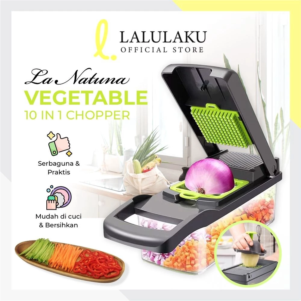 Parutan Serbaguna Sayur dan Buah Multifungsi 8 in 1 Pengiris Sayur Vegetable Fruit Slicer