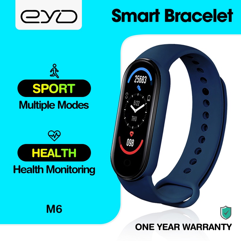 Jual EYD M7 Smartwatch NEW 2022 Play Music Custom Dials Smartband Sport