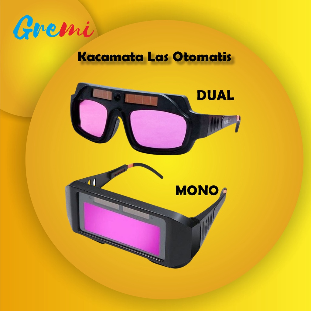 Jual Kacamata Las Otomatis Anti Silau Solar Welding Glasses Auto ...