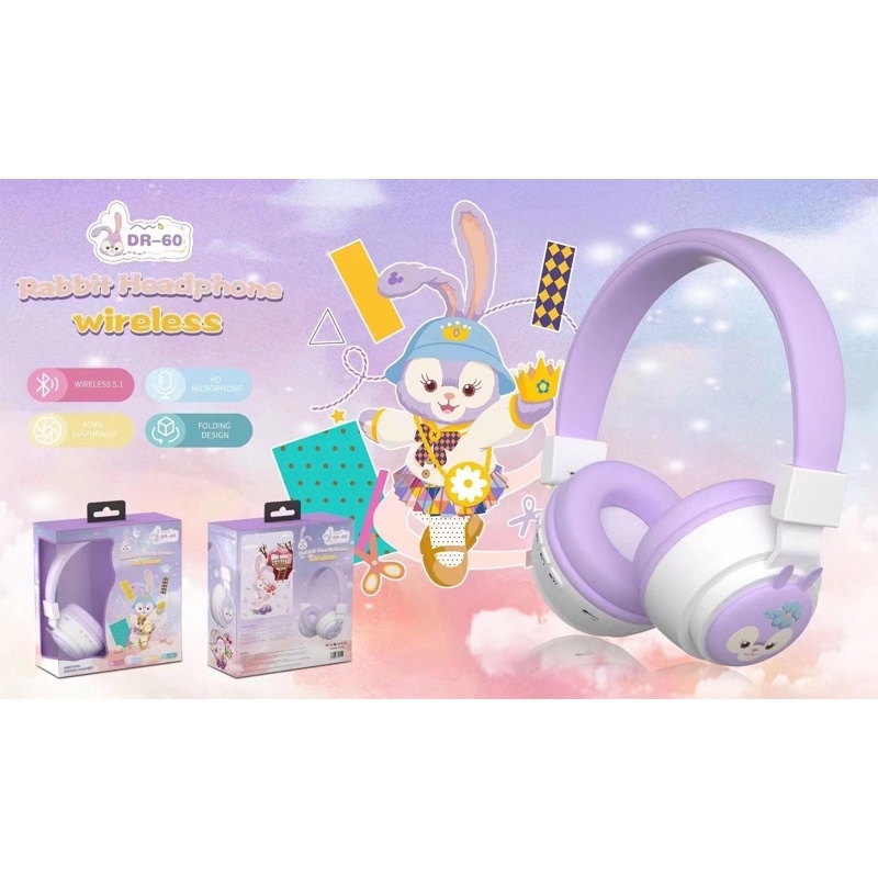 Jual [ DR / B15 ]HEADPHONE BANDO BLUETOOTH / WIRELESS KARAKTER SERI DR ...