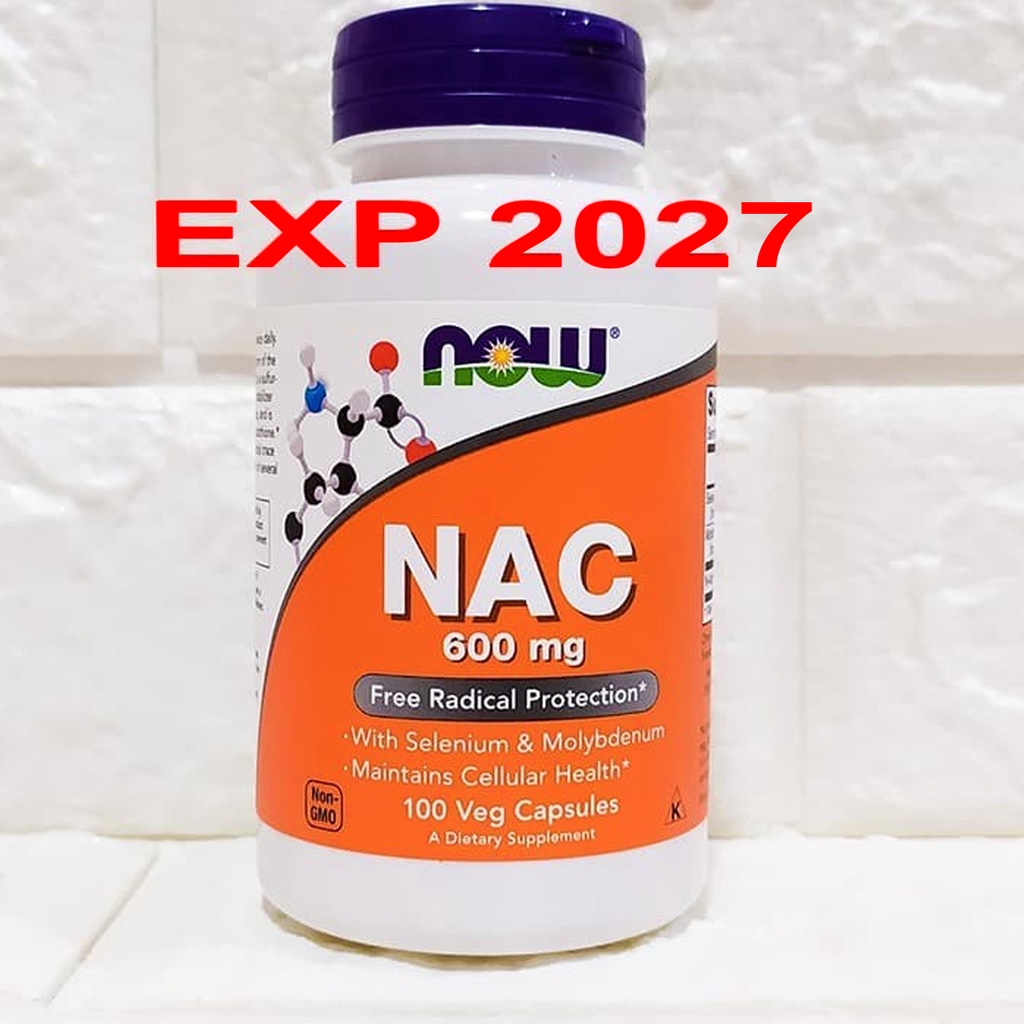 Jual Now Foods NAC 600 mg isi 100 Veg Capsules Now Food NAC 600mg ...