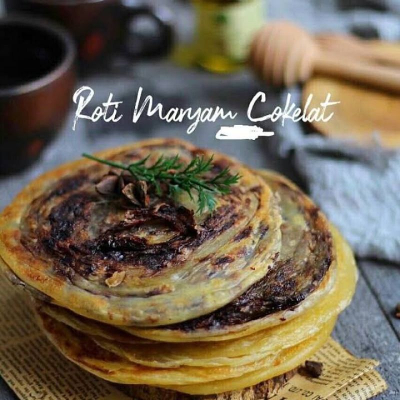 Jual Roti Maryam / Roti Canai / Roti Cane Frozen Rasa Coklat Isi 10 Pcs ...