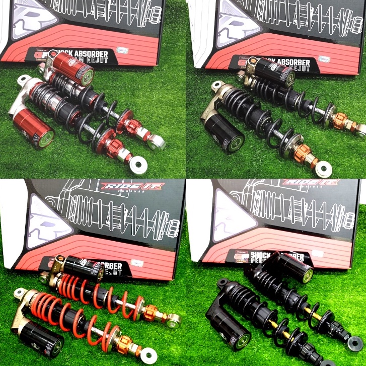 Jual Shockbreaker Tabung Ride IT GP 299 288 Pro Series 320 340mm black ...