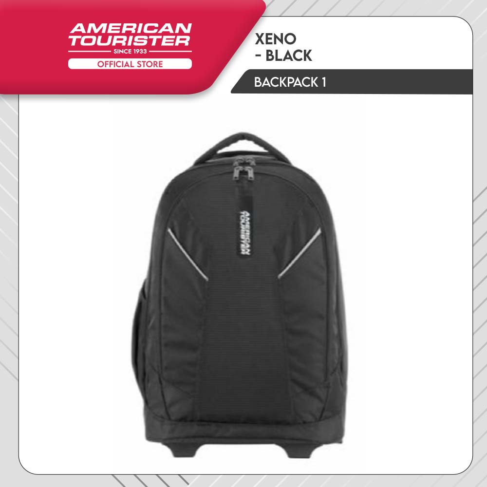Jual American Tourister Xeno Backpack 01 Black Shopee Indonesia