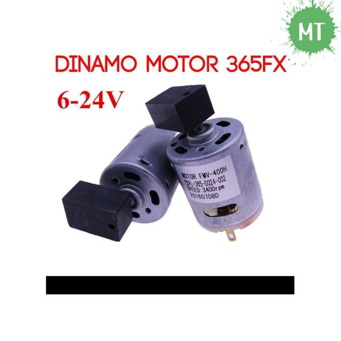 Jual Dinamo Motor Vibration 3400 rpm silent 6-24V (365FX) ,. | Shopee ...