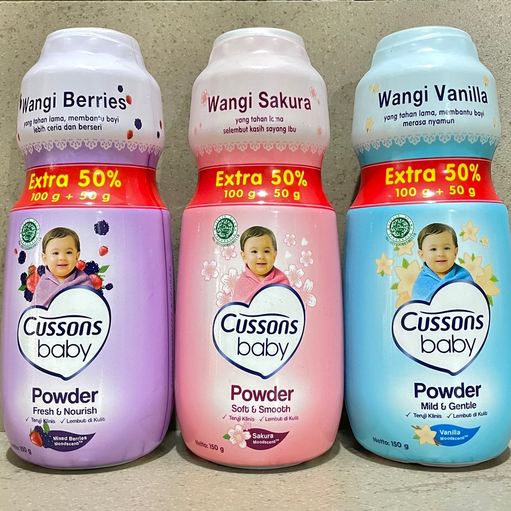 Jual Cussons Baby Powder - Bedak Bayi 100gr+30gr | Shopee Indonesia