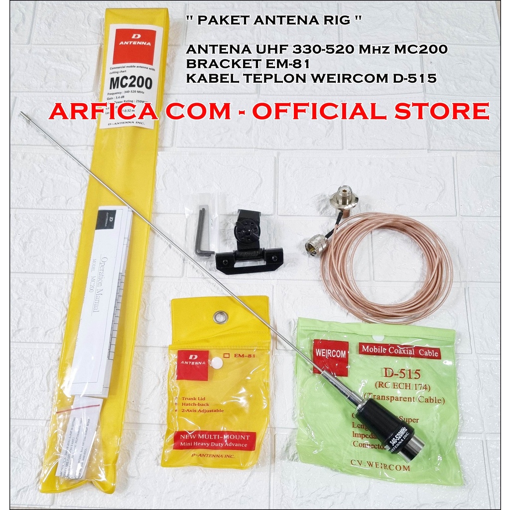 Jual ANTENA RADIO RIG MOTOROLA XIR M3688 RADION RM 3500 GM 3688 MC 200 ...