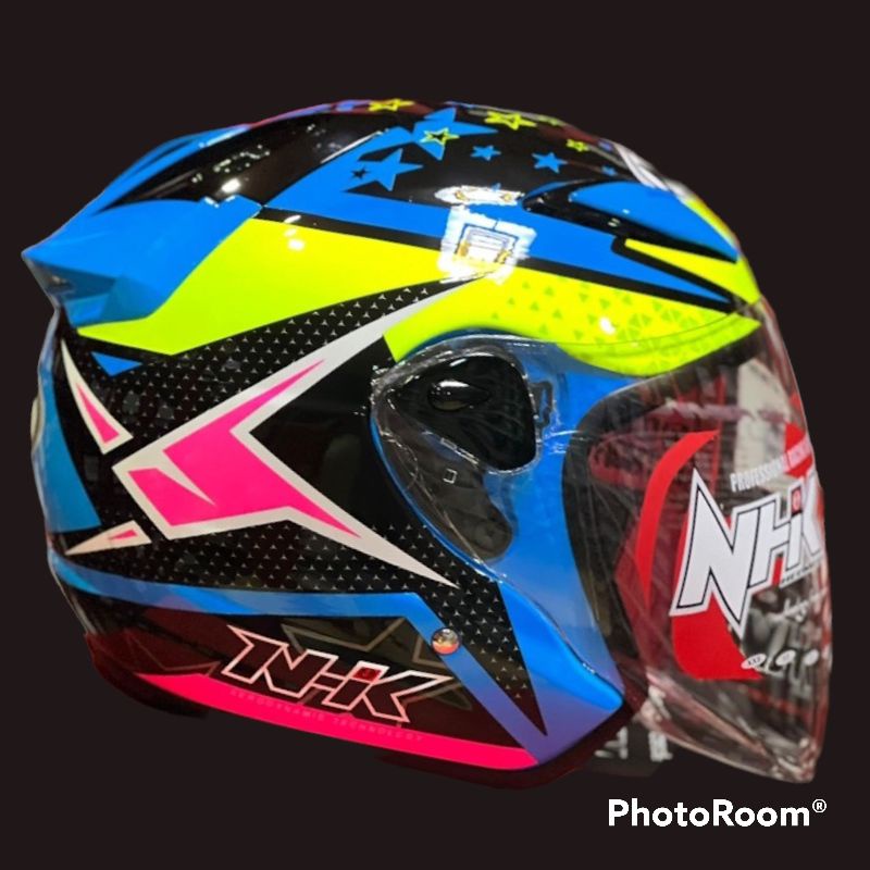 Jual Helm NHK R6 Motif Starlite | Shopee Indonesia