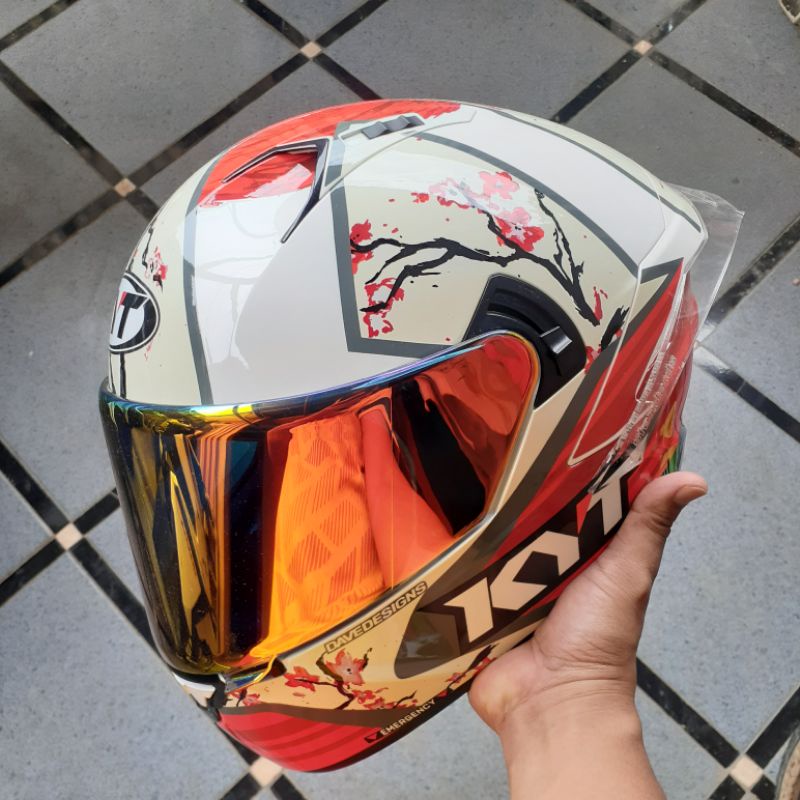 Jual Helm Kyt Nfr Xavi Sakura Shopee Indonesia