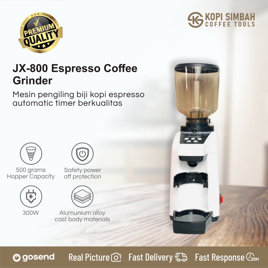 Jual Espresso Coffee Grinder Jx800 Automatic Timer Mesin Penggiling