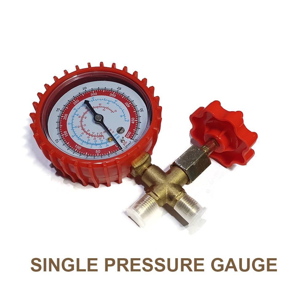 Jual Manifold Single Pressure Gauge 500 Psi Alat Ukur Tekanan Gas ...