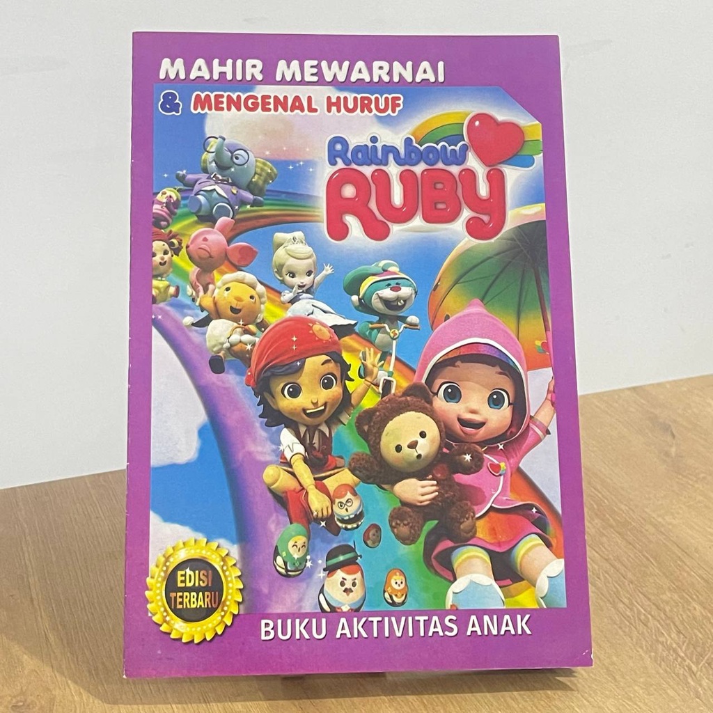 Jual Activity Book Buku Mahir Mewarnai Sambil Belajar Mengenal Huruf