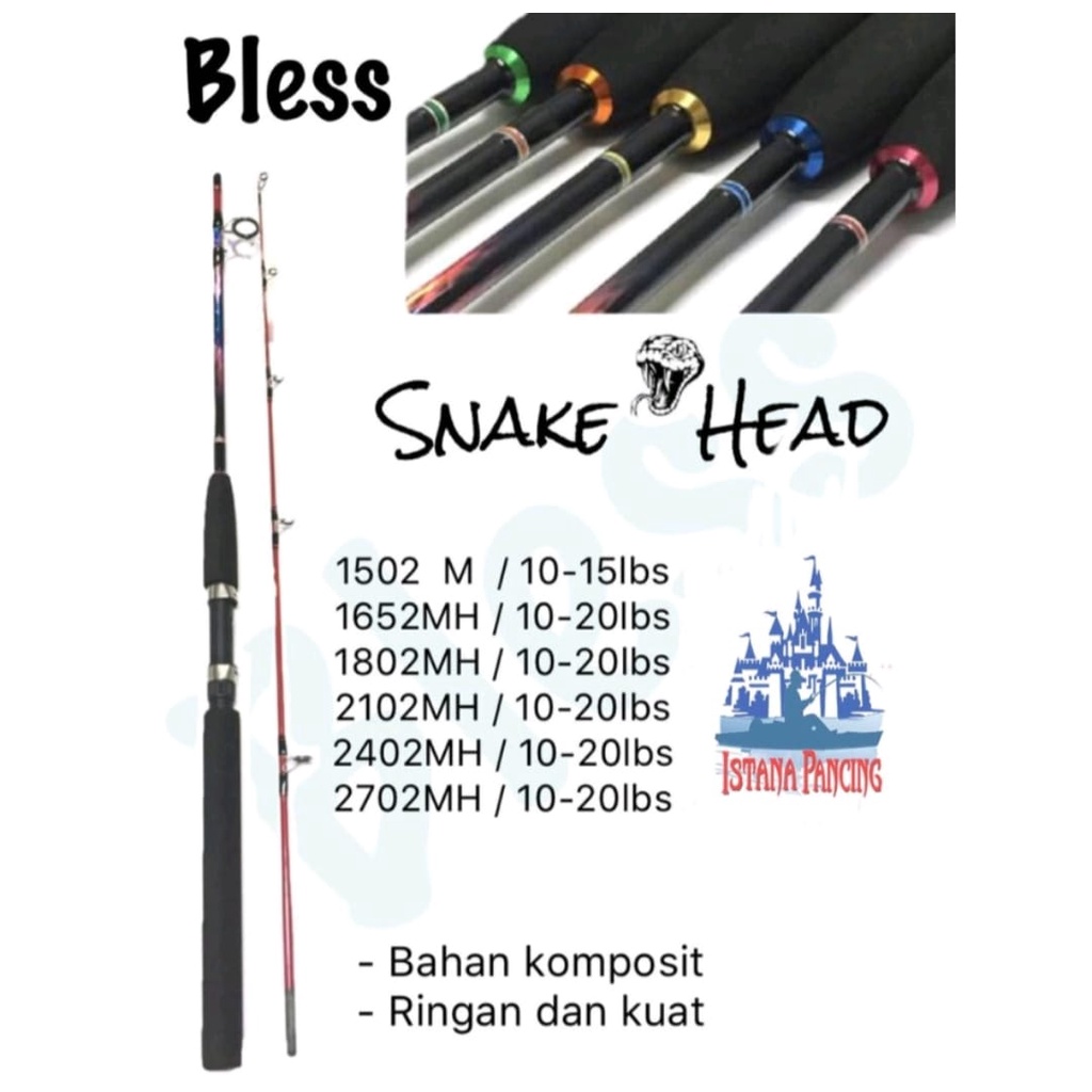 Jual JORAN SNAKE HEAD BLESS JORAN PANCING BERBAGAI UKURAN MANCING MANIA ...