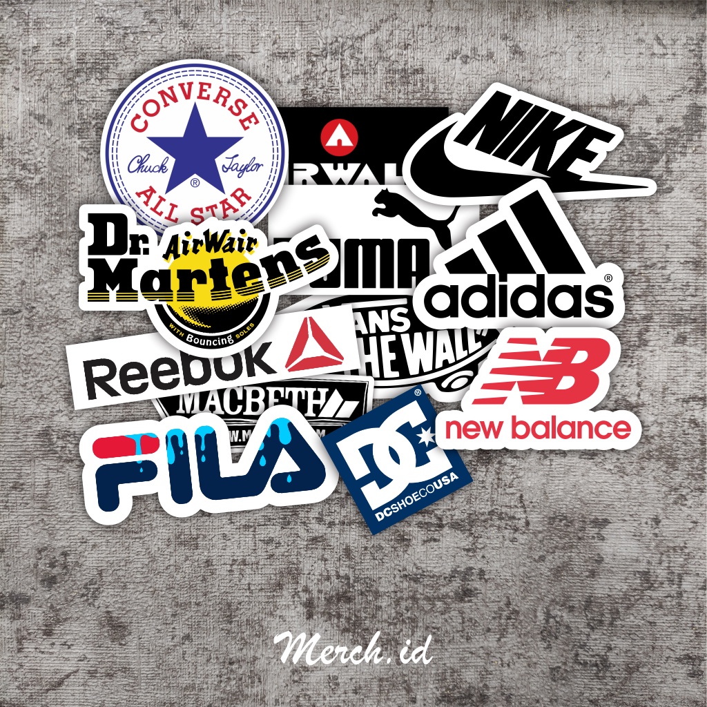 Jual Stiker distro brand Shoes / Sticker Pack | Shopee Indonesia