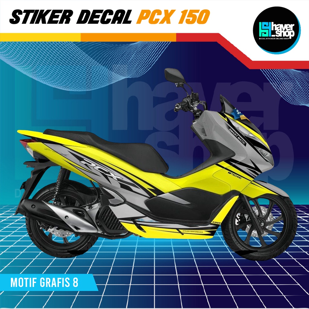 Jual Stiker Untuk Motor Honda Pcx Full Body Motif Grafis Aksesoris Kendaraan Sticker Keren