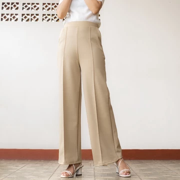 HaymeeIDN Celana Kulot Tulang Bawahan Highwaist Wanita Bawahan Kulot Premium Scuba