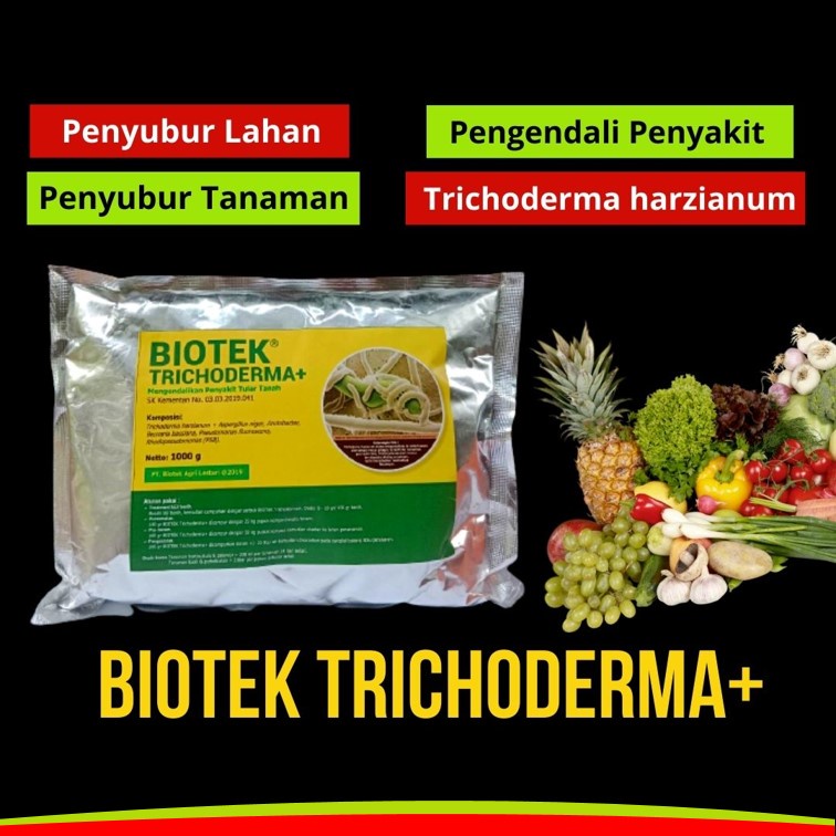 Jual Tricoderma Biotek 1 Kg Bio Fungisida Organik Trichoderma Pupuk Hayati Jamur Trikoderma 